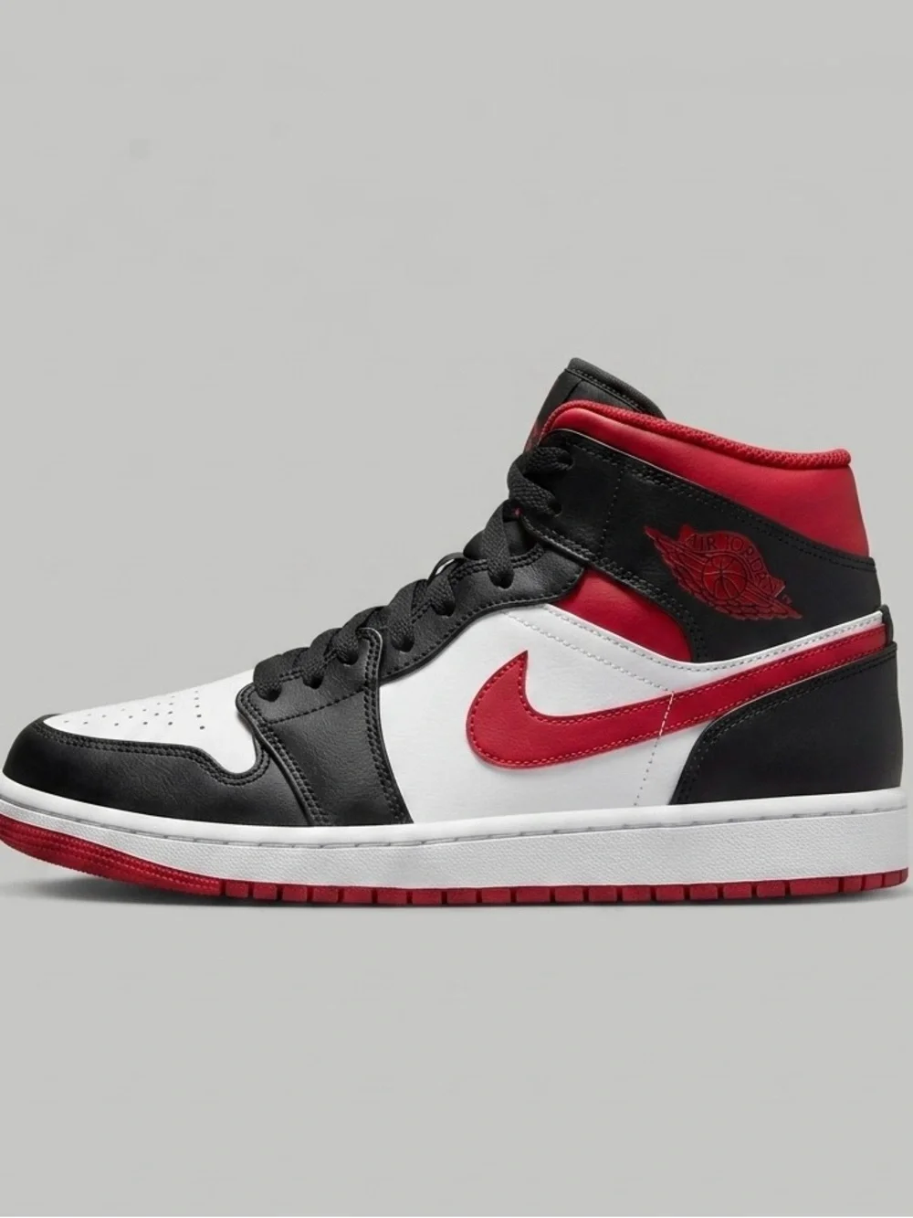 Nike Air Jordan 1 Mid Gym Red Black White 554724-122 Mens Size 11